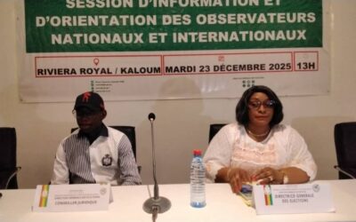 Élection présidentielle en Guinée : la DGE clarifie le rôle des observateurs nationaux et internationaux – Infos-reelles.com