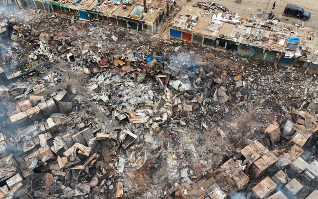 Incendie au grand marché de N&rsquo;Zérékoré : Cellou dalein exprime sa solidarité aux victimes – Infos-reelles.com